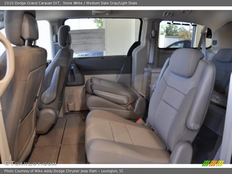 Stone White / Medium Slate Gray/Light Shale 2010 Dodge Grand Caravan SXT