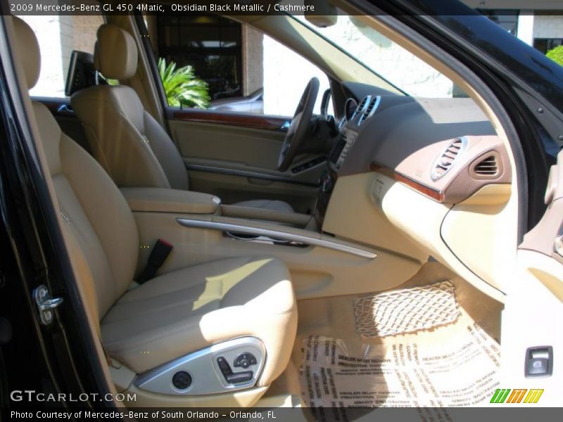 Obsidian Black Metallic / Cashmere 2009 Mercedes-Benz GL 450 4Matic