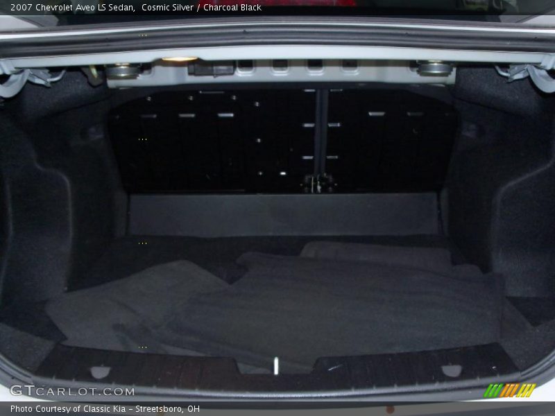 Cosmic Silver / Charcoal Black 2007 Chevrolet Aveo LS Sedan
