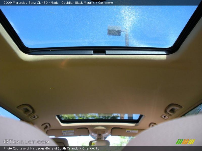 Sunroof of 2009 GL 450 4Matic