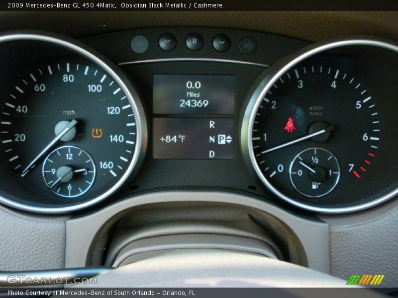  2009 GL 450 4Matic 450 4Matic Gauges