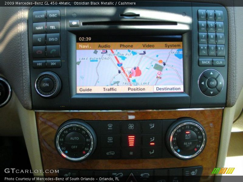 Navigation of 2009 GL 450 4Matic