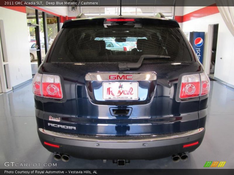 Deep Blue Metallic / Cashmere 2011 GMC Acadia SLT