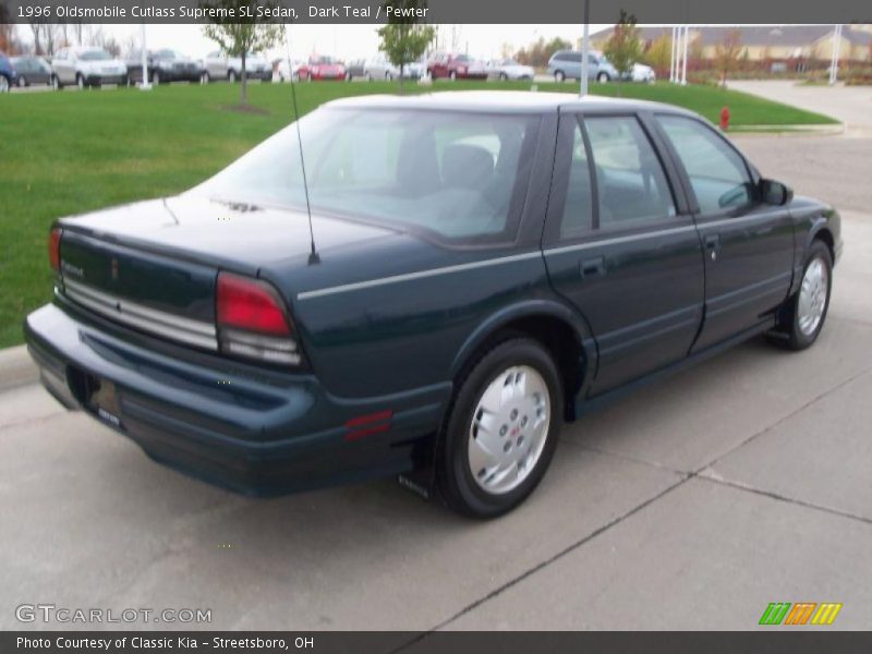 Dark Teal / Pewter 1996 Oldsmobile Cutlass Supreme SL Sedan