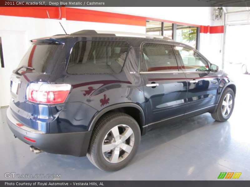 Deep Blue Metallic / Cashmere 2011 GMC Acadia SLT