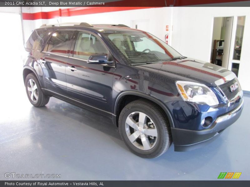 Deep Blue Metallic / Cashmere 2011 GMC Acadia SLT