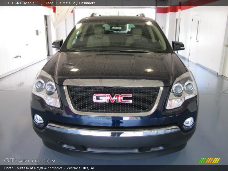 Deep Blue Metallic / Cashmere 2011 GMC Acadia SLT
