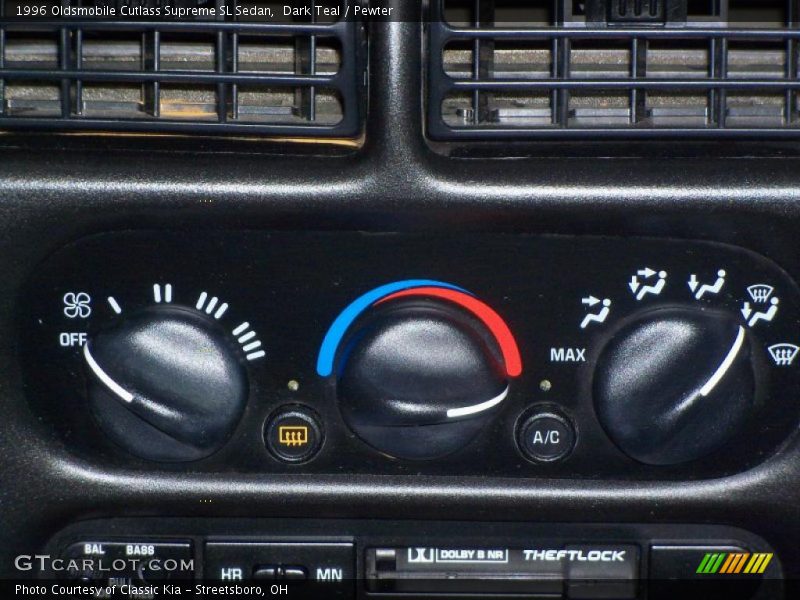 Controls of 1996 Cutlass Supreme SL Sedan