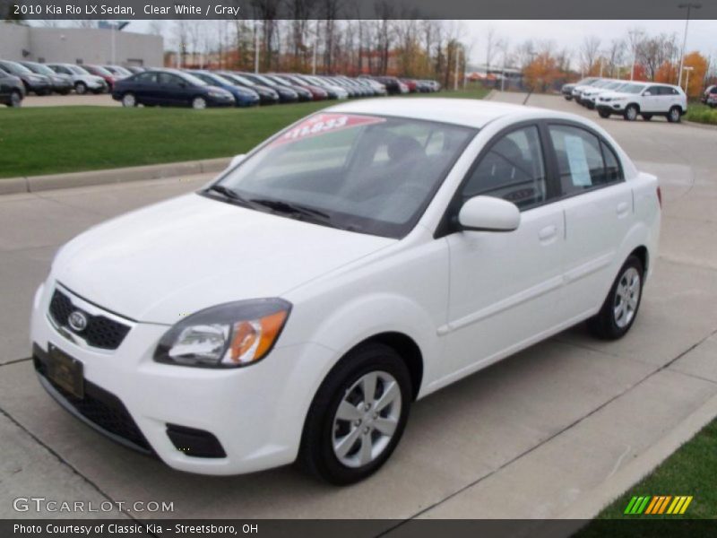 Front 3/4 View of 2010 Rio LX Sedan