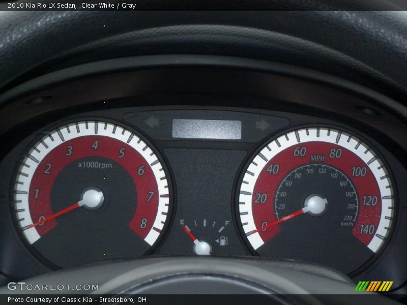  2010 Rio LX Sedan LX Sedan Gauges