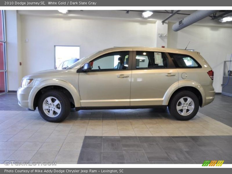 White Gold / Dark Slate Gray 2010 Dodge Journey SE