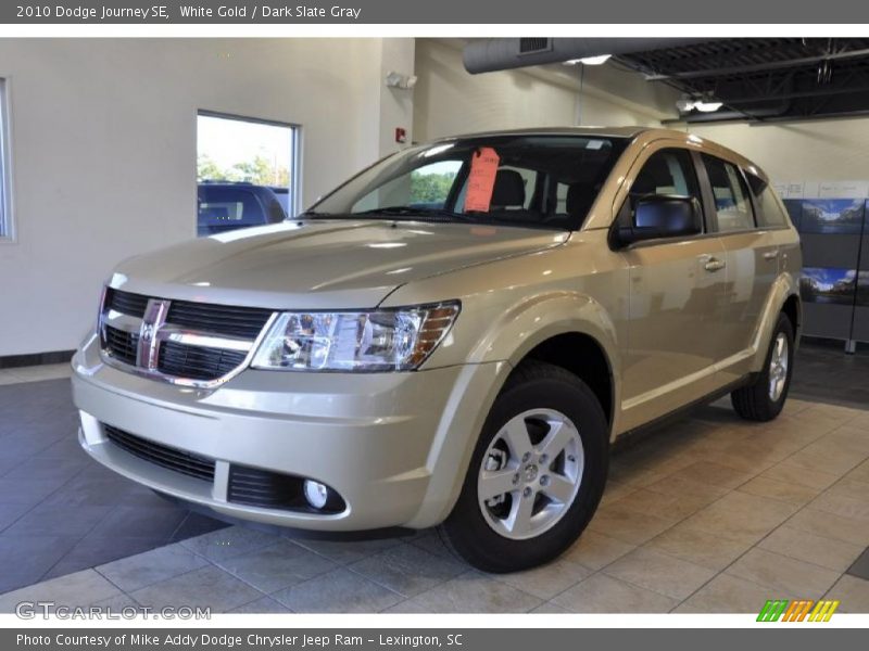 White Gold / Dark Slate Gray 2010 Dodge Journey SE