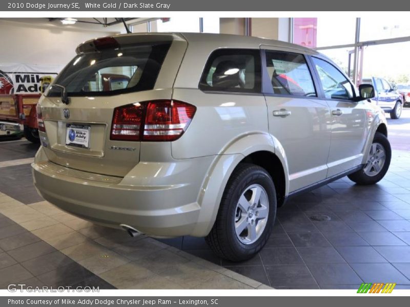 White Gold / Dark Slate Gray 2010 Dodge Journey SE