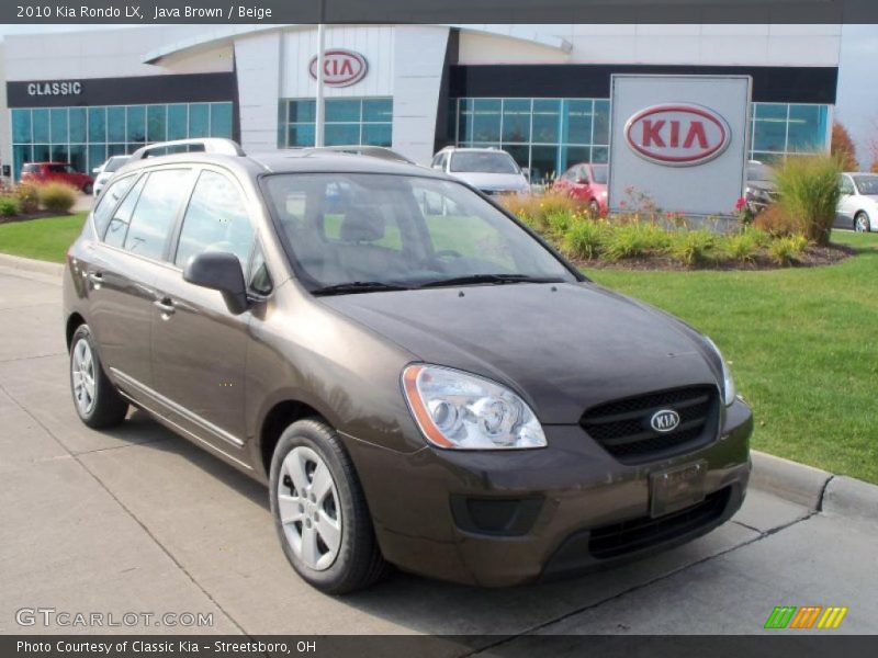 Java Brown / Beige 2010 Kia Rondo LX