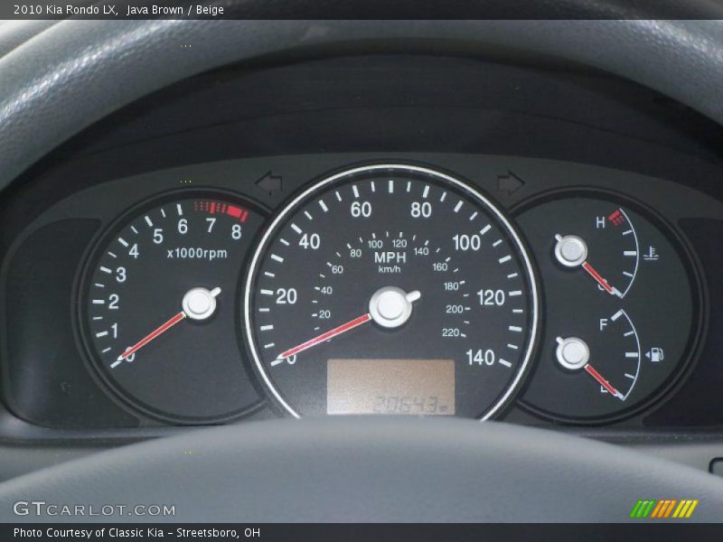  2010 Rondo LX LX Gauges