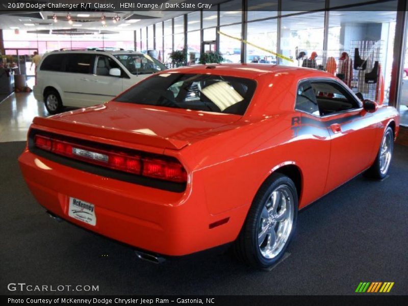 HEMI Orange / Dark Slate Gray 2010 Dodge Challenger R/T Classic
