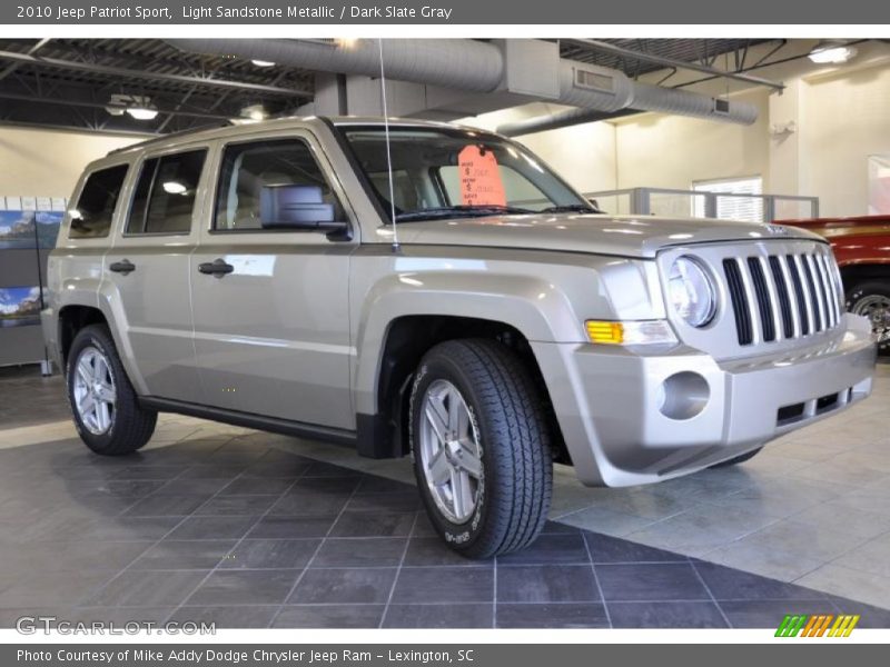 Light Sandstone Metallic / Dark Slate Gray 2010 Jeep Patriot Sport