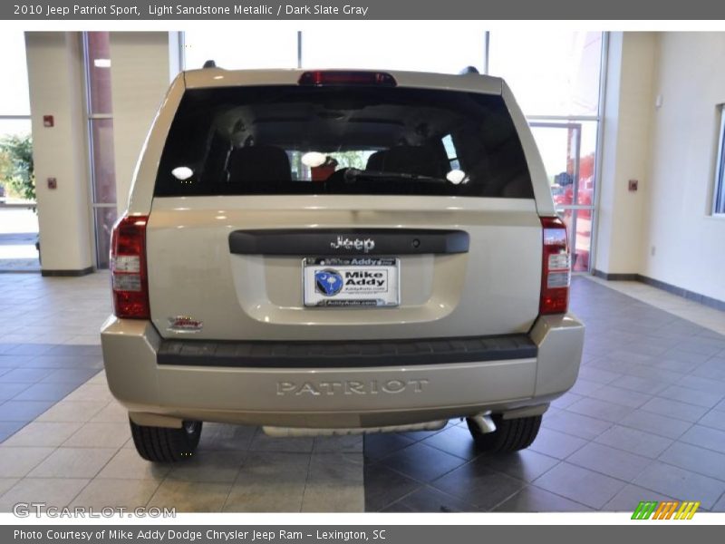 Light Sandstone Metallic / Dark Slate Gray 2010 Jeep Patriot Sport
