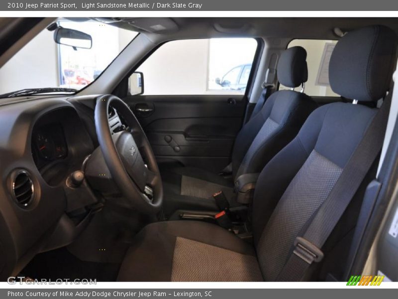Light Sandstone Metallic / Dark Slate Gray 2010 Jeep Patriot Sport
