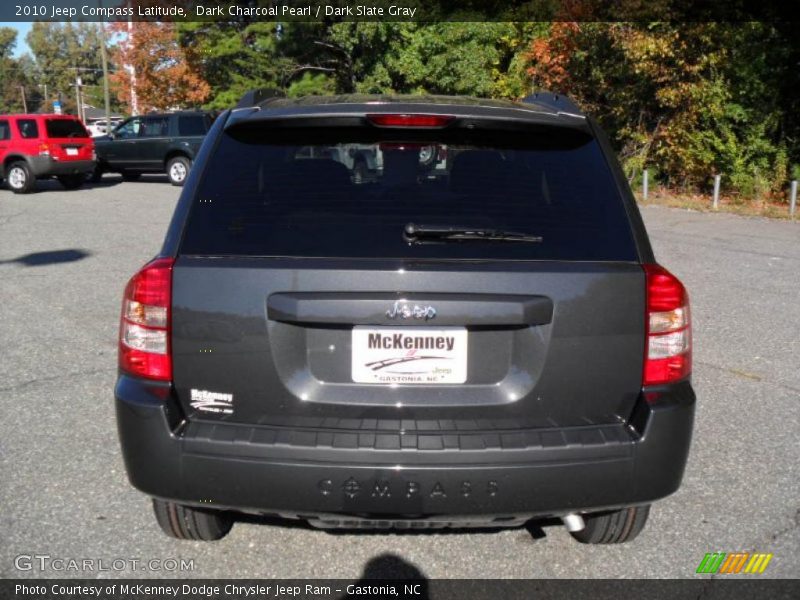 Dark Charcoal Pearl / Dark Slate Gray 2010 Jeep Compass Latitude