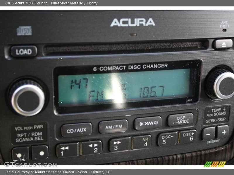 Billet Silver Metallic / Ebony 2006 Acura MDX Touring