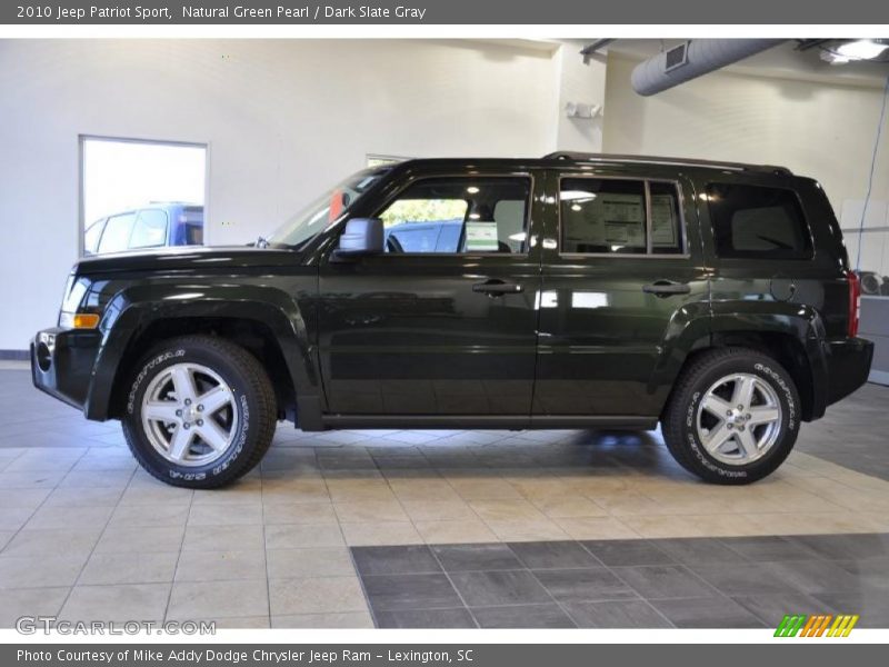 Natural Green Pearl / Dark Slate Gray 2010 Jeep Patriot Sport