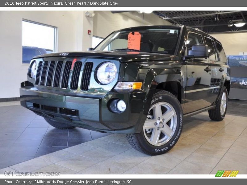 Natural Green Pearl / Dark Slate Gray 2010 Jeep Patriot Sport