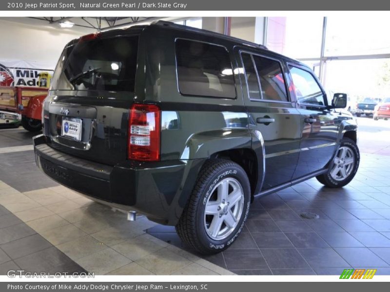 Natural Green Pearl / Dark Slate Gray 2010 Jeep Patriot Sport