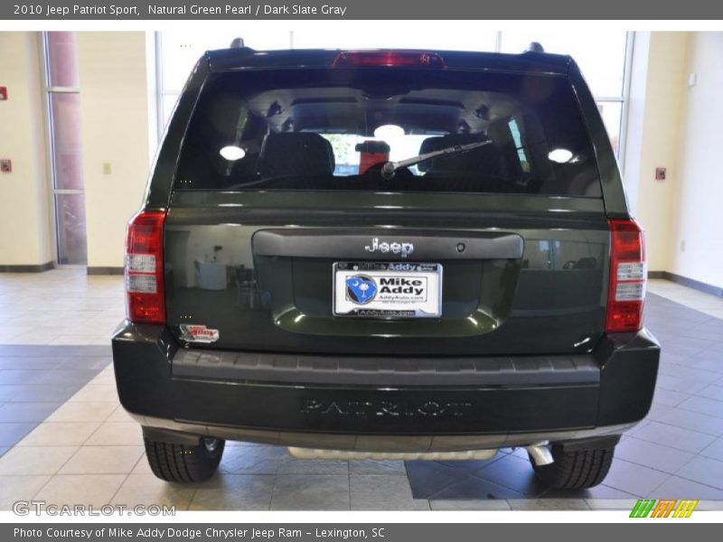 Natural Green Pearl / Dark Slate Gray 2010 Jeep Patriot Sport