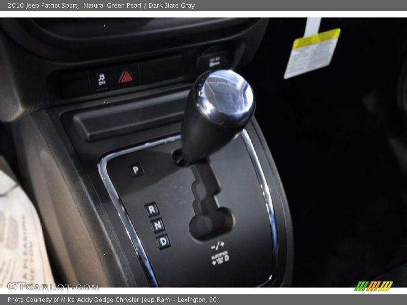 Natural Green Pearl / Dark Slate Gray 2010 Jeep Patriot Sport