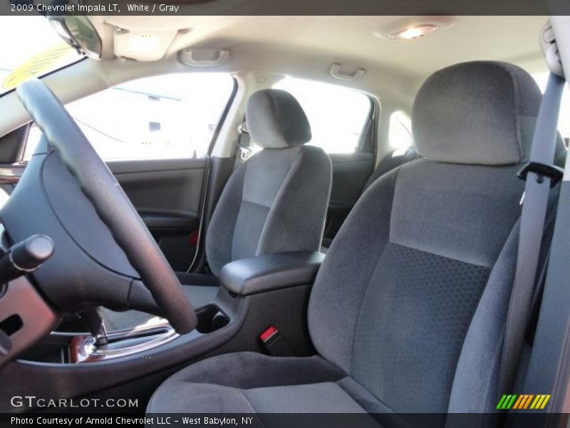 White / Gray 2009 Chevrolet Impala LT