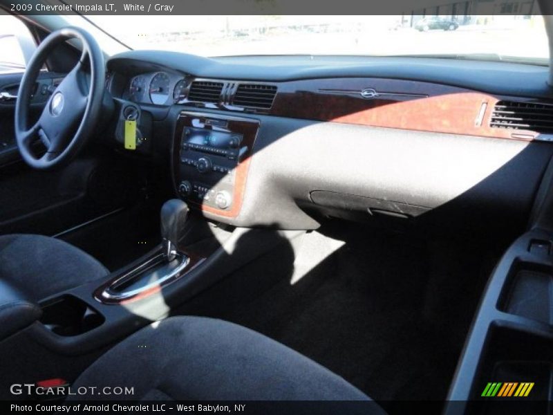 White / Gray 2009 Chevrolet Impala LT