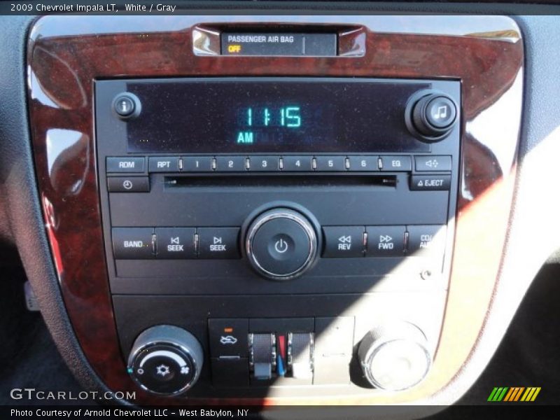 White / Gray 2009 Chevrolet Impala LT