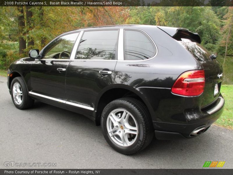 Basalt Black Metallic / Havanna/Sand Beige 2008 Porsche Cayenne S