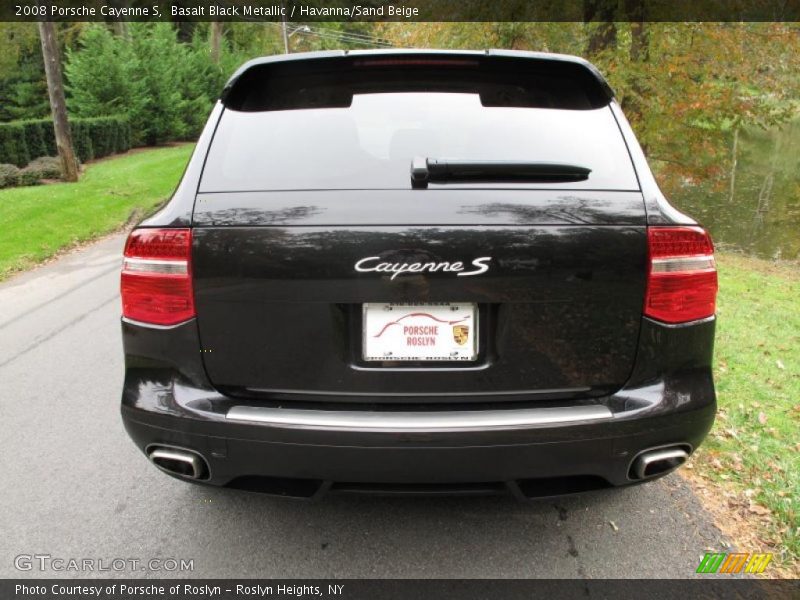 Basalt Black Metallic / Havanna/Sand Beige 2008 Porsche Cayenne S