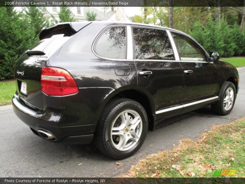 Basalt Black Metallic / Havanna/Sand Beige 2008 Porsche Cayenne S