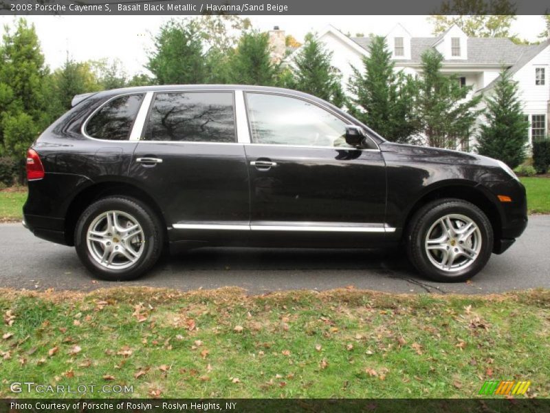 Basalt Black Metallic / Havanna/Sand Beige 2008 Porsche Cayenne S