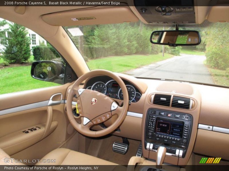 Basalt Black Metallic / Havanna/Sand Beige 2008 Porsche Cayenne S