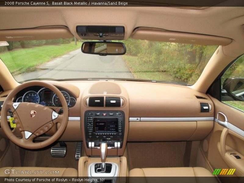 Basalt Black Metallic / Havanna/Sand Beige 2008 Porsche Cayenne S