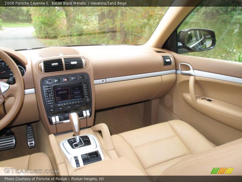 Basalt Black Metallic / Havanna/Sand Beige 2008 Porsche Cayenne S
