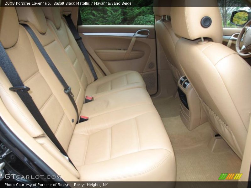 Basalt Black Metallic / Havanna/Sand Beige 2008 Porsche Cayenne S