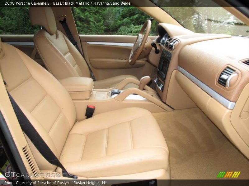 Basalt Black Metallic / Havanna/Sand Beige 2008 Porsche Cayenne S