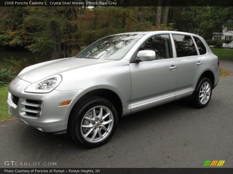 Crystal Silver Metallic / Stone/Steel Grey 2008 Porsche Cayenne S
