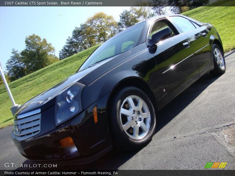 Black Raven / Cashmere 2007 Cadillac CTS Sport Sedan