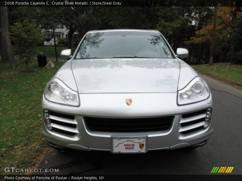 Crystal Silver Metallic / Stone/Steel Grey 2008 Porsche Cayenne S