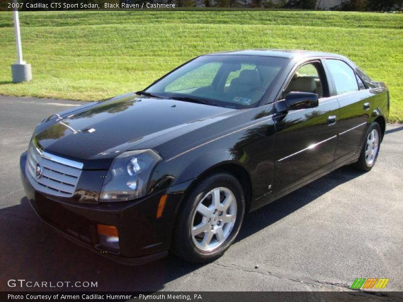 Black Raven / Cashmere 2007 Cadillac CTS Sport Sedan