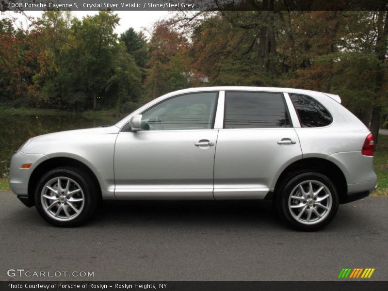 Crystal Silver Metallic / Stone/Steel Grey 2008 Porsche Cayenne S