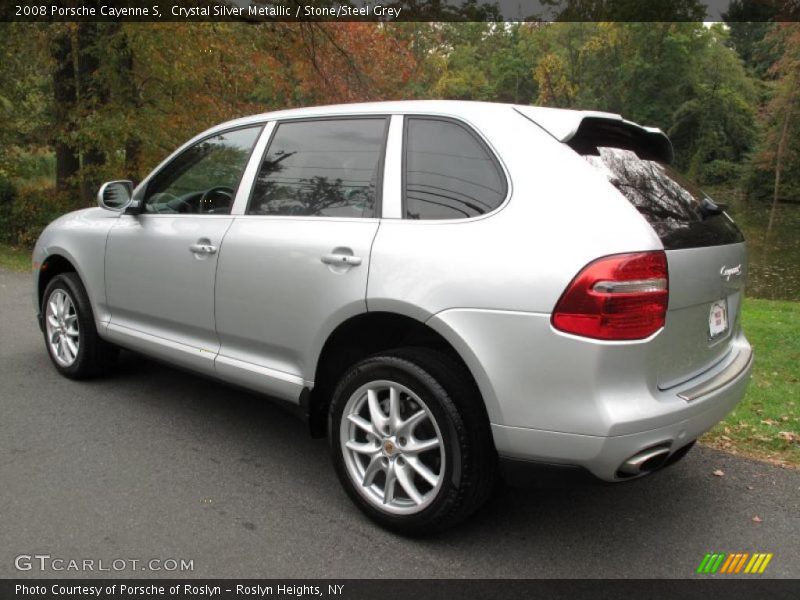 Crystal Silver Metallic / Stone/Steel Grey 2008 Porsche Cayenne S