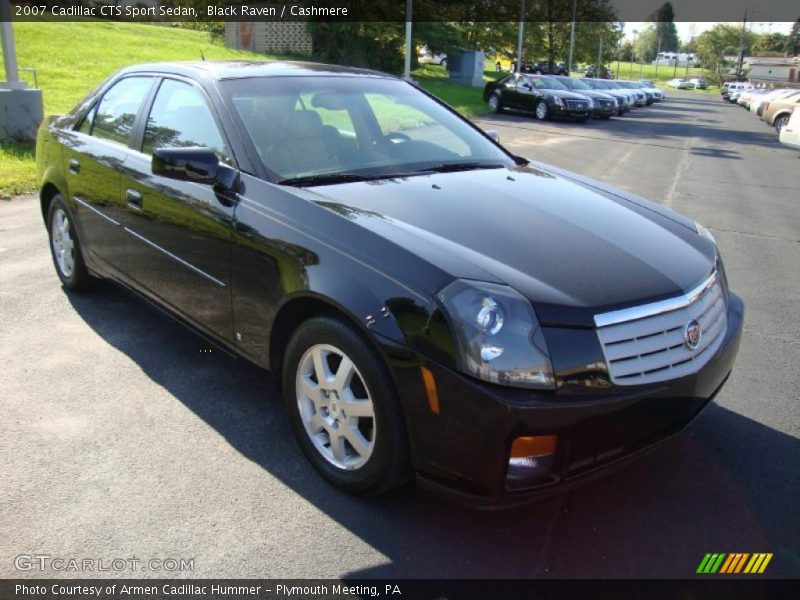 Black Raven / Cashmere 2007 Cadillac CTS Sport Sedan