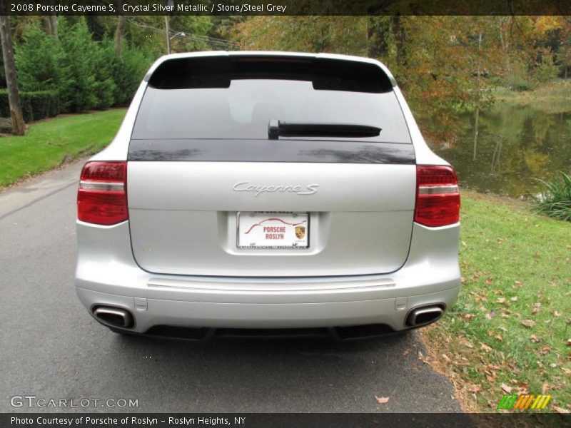 Crystal Silver Metallic / Stone/Steel Grey 2008 Porsche Cayenne S